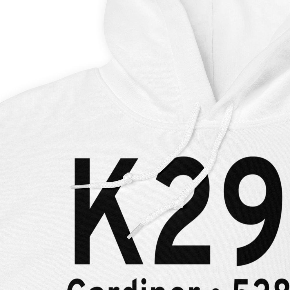 Gardiner Airport (K29S) ICAO Hoodie Sweatshirt 