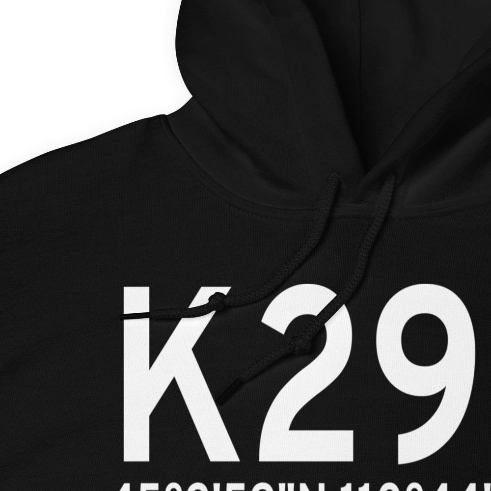 Gardiner Airport (K29S) ICAO Hoodie Sweatshirt 