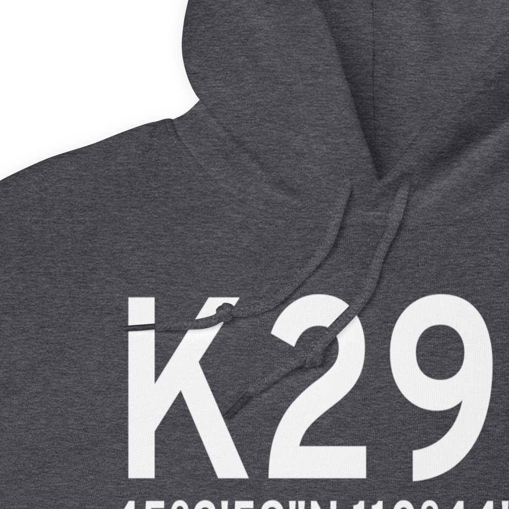 Gardiner Airport (K29S) ICAO Hoodie Sweatshirt 
