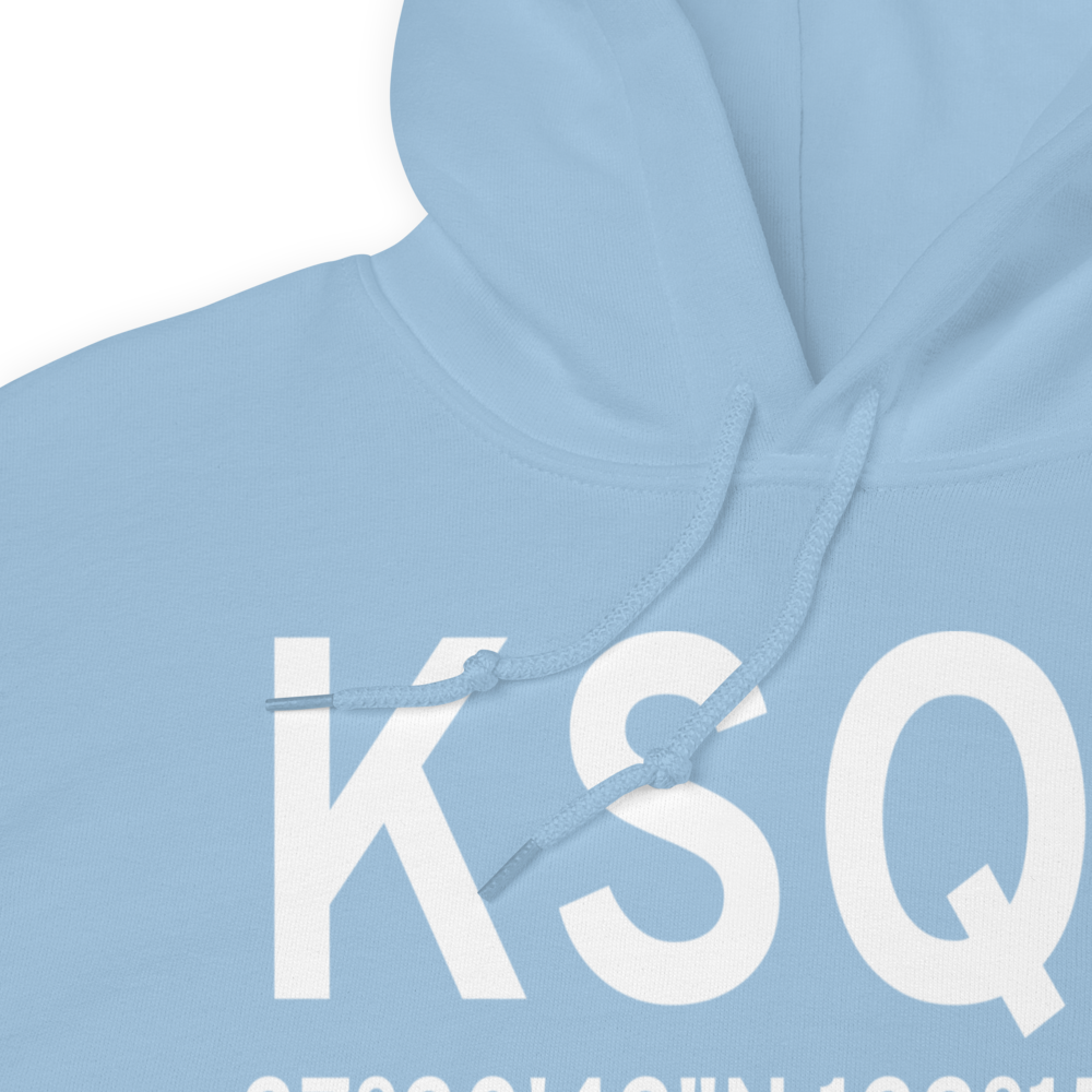 San Carlos Airport (KSQL) ICAO Hoodie Sweatshirt 