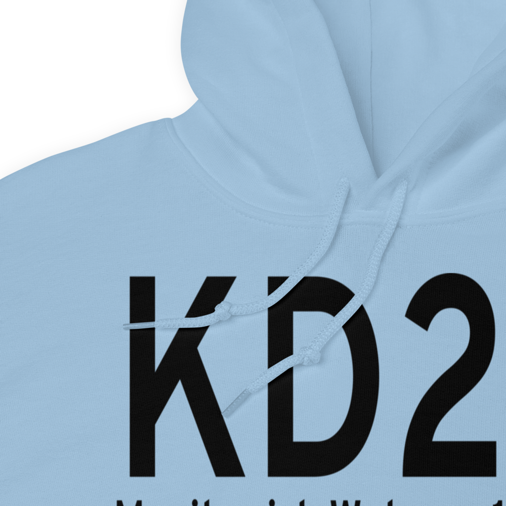 Manitowish Waters Airport (KD25) ICAO Hoodie Sweatshirt 
