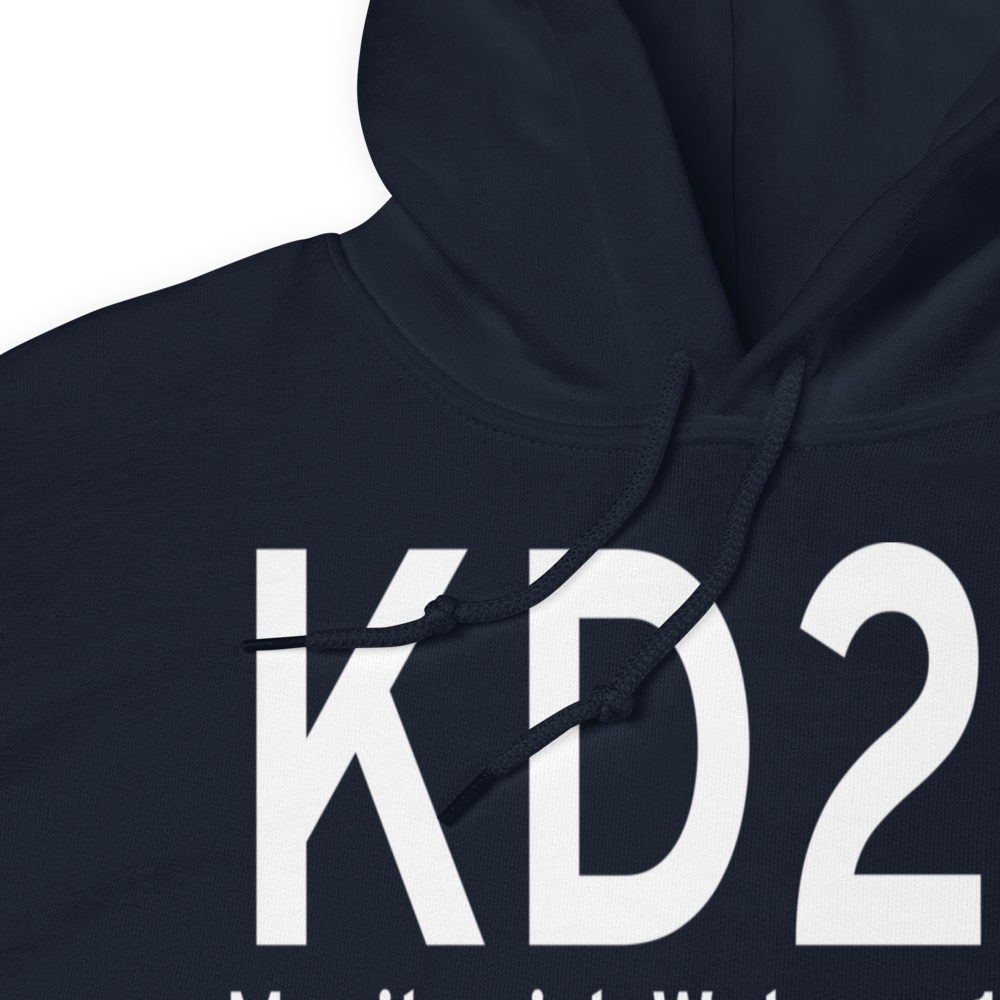 Manitowish Waters Airport (KD25) ICAO Hoodie Sweatshirt 