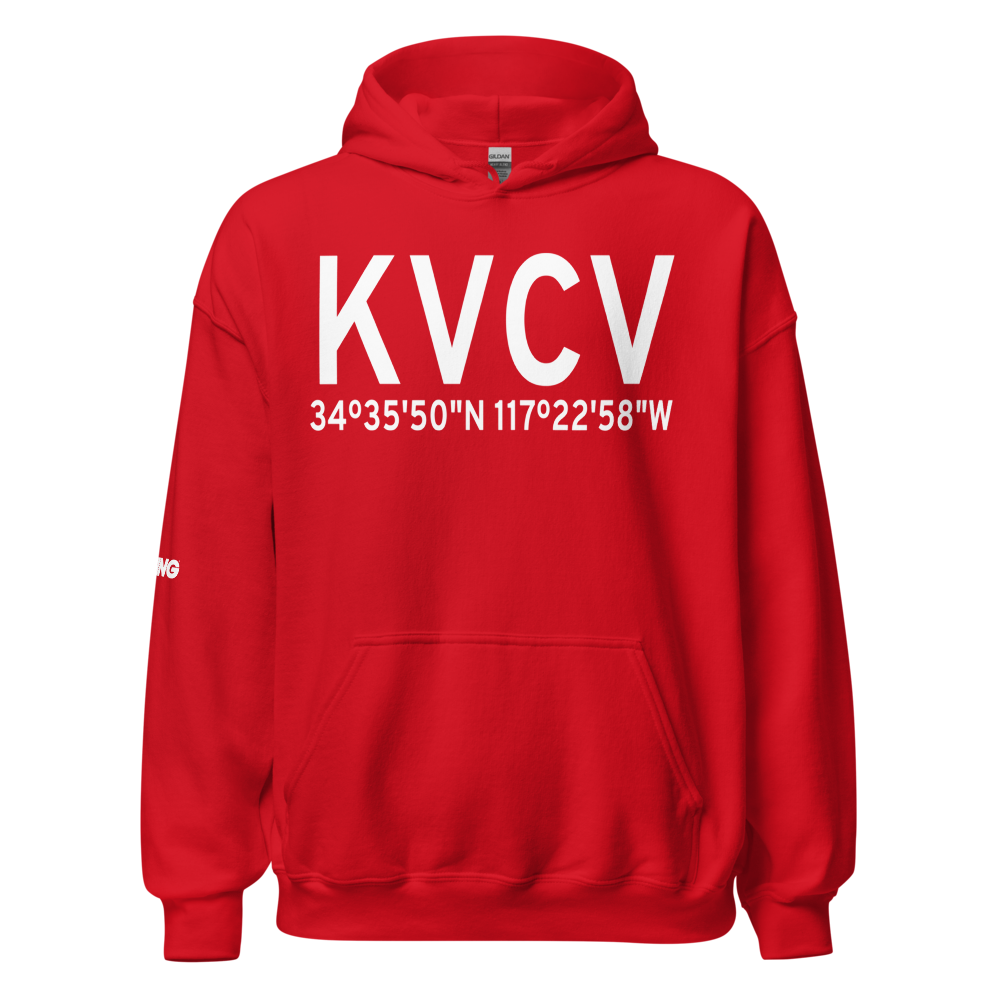 Southern California Logistics Airport (KVCV) ICAO Hoodie Sweatshirt 