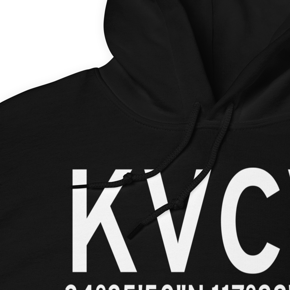 Southern California Logistics Airport (KVCV) ICAO Hoodie Sweatshirt 