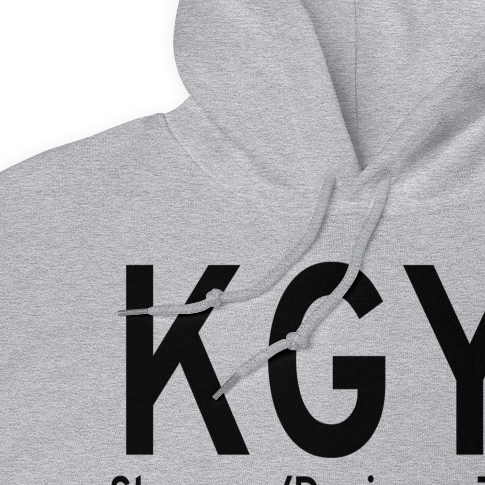 North Texas Regional Airport/Perrin Field (KGYI) ICAO Hoodie Sweatshirt 