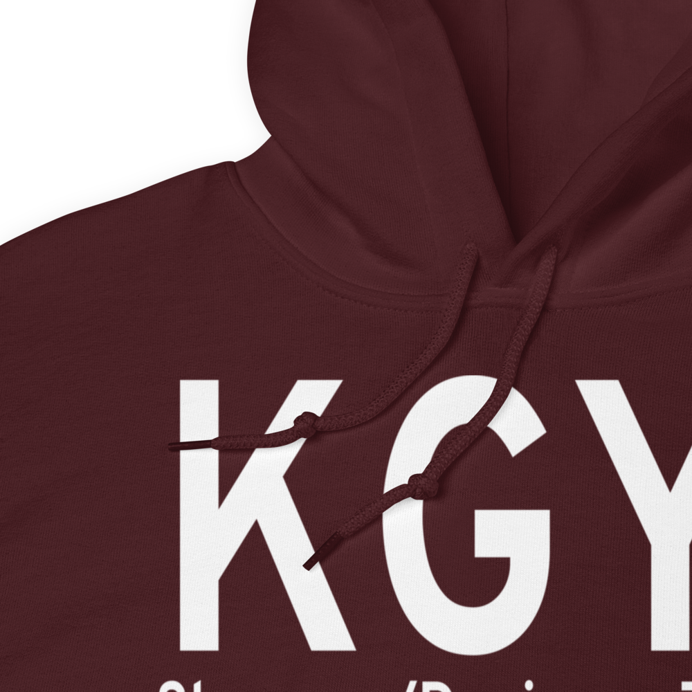 North Texas Regional Airport/Perrin Field (KGYI) ICAO Hoodie Sweatshirt 