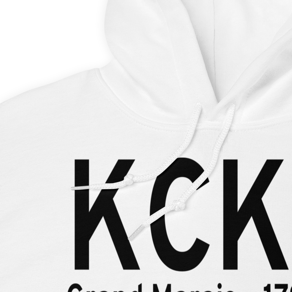 Grand Marais Cook County Airport (KCKC) ICAO Hoodie Sweatshirt 