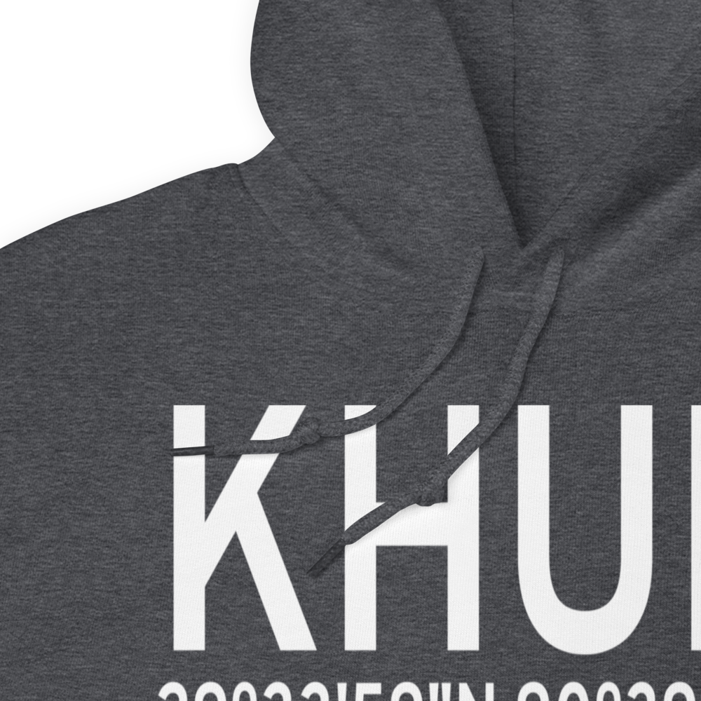 Houma Terrebonne Airport (KHUM) ICAO Hoodie Sweatshirt 