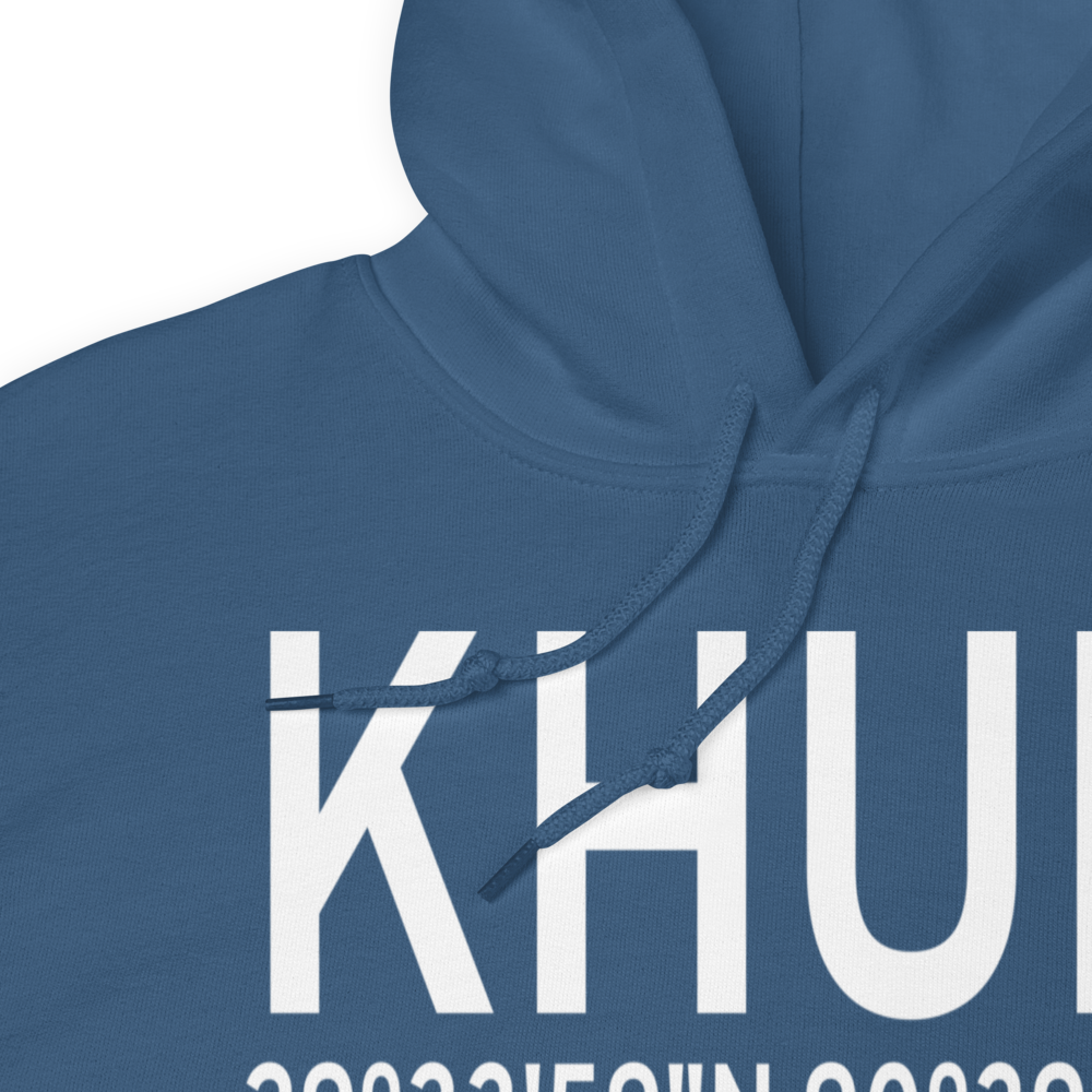 Houma Terrebonne Airport (KHUM) ICAO Hoodie Sweatshirt 