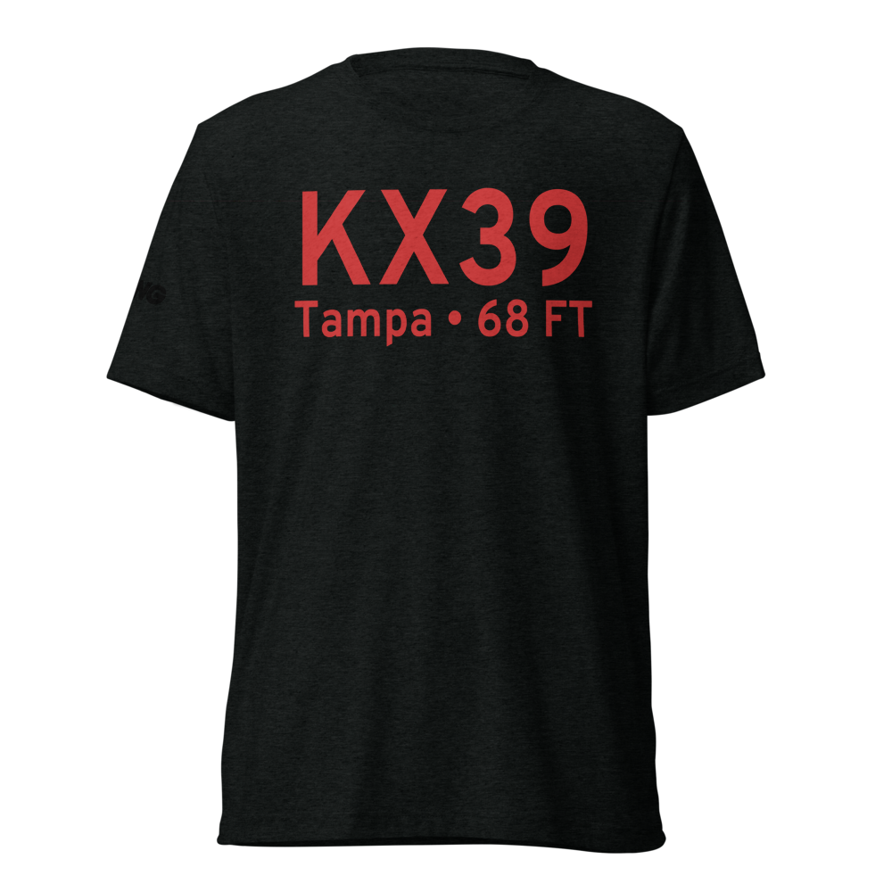 Tampa North Aero Park Airport (KX39) ICAO Tri-blend T-Shirt 