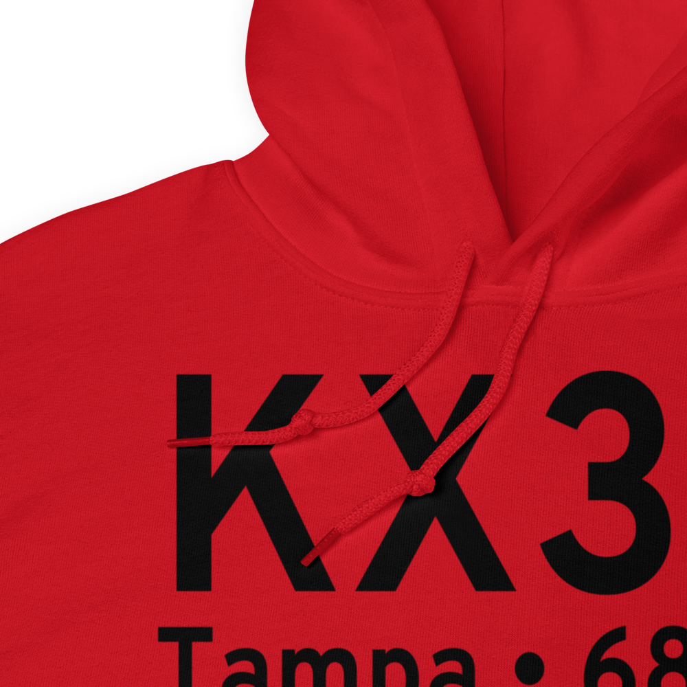 Tampa North Aero Park Airport (KX39) ICAO Hoodie Sweatshirt 