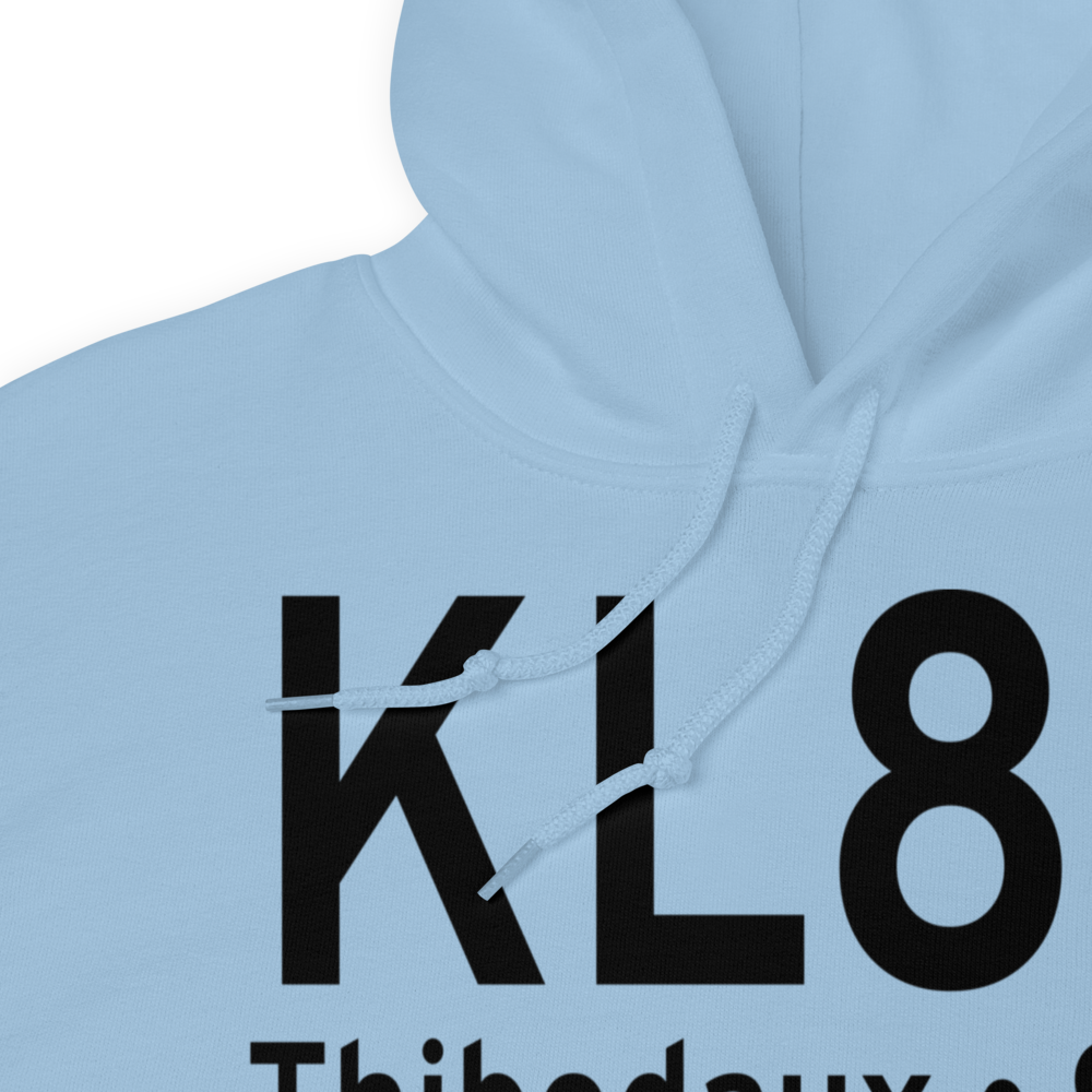 Thibodaux Municipal Airport (KL83) ICAO Hoodie Sweatshirt 