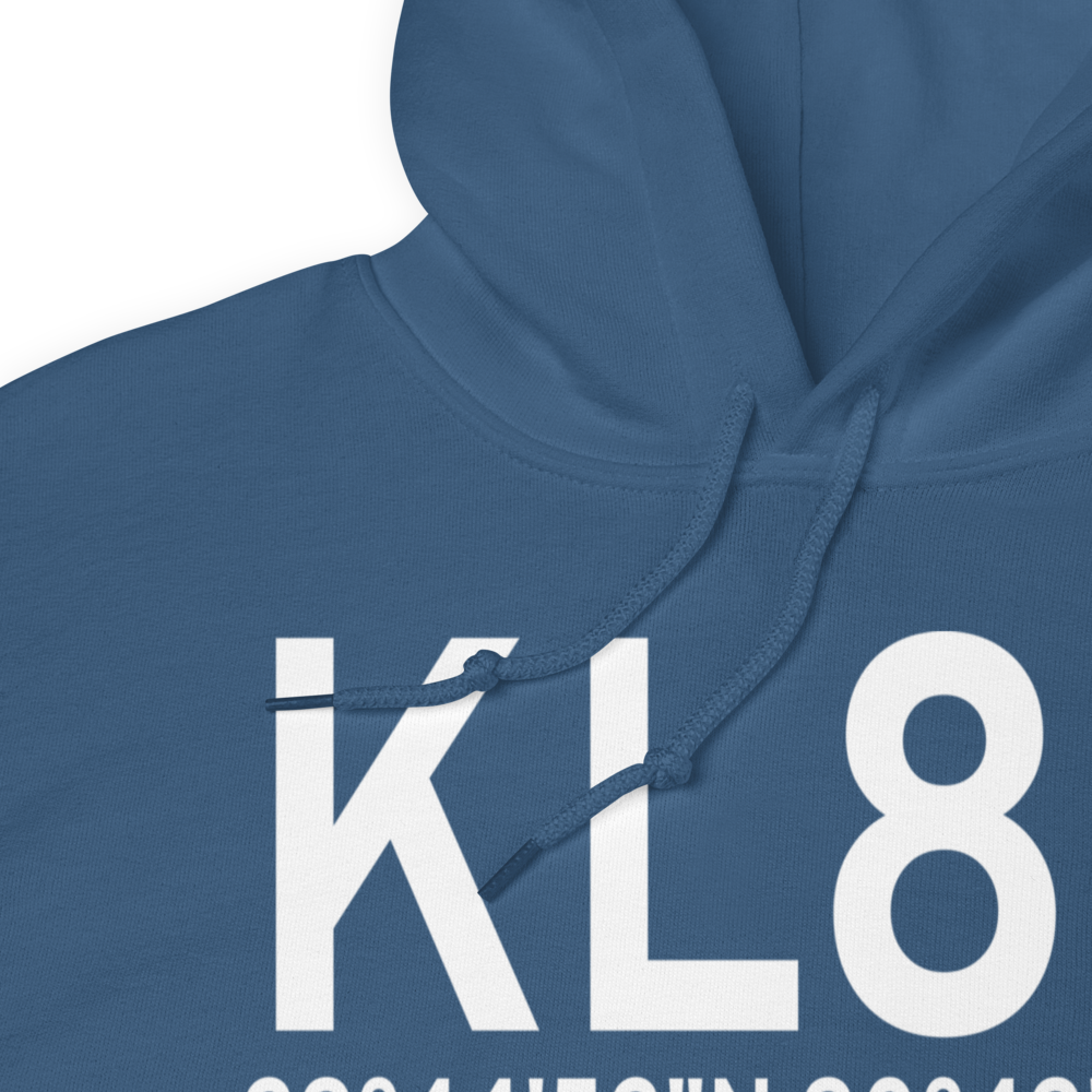 Thibodaux Municipal Airport (KL83) ICAO Hoodie Sweatshirt 