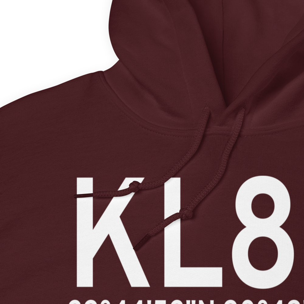 Thibodaux Municipal Airport (KL83) ICAO Hoodie Sweatshirt 