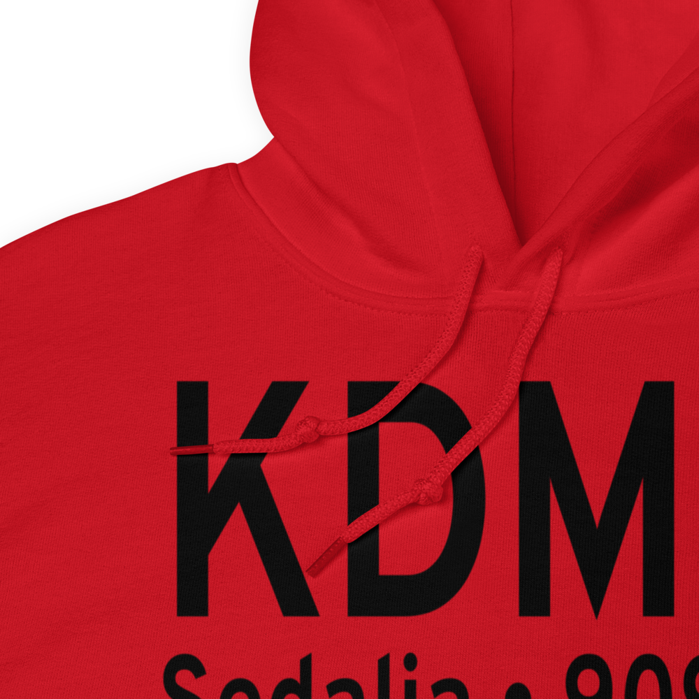 Sedalia Memorial Airport (KDMO) ICAO Hoodie Sweatshirt 
