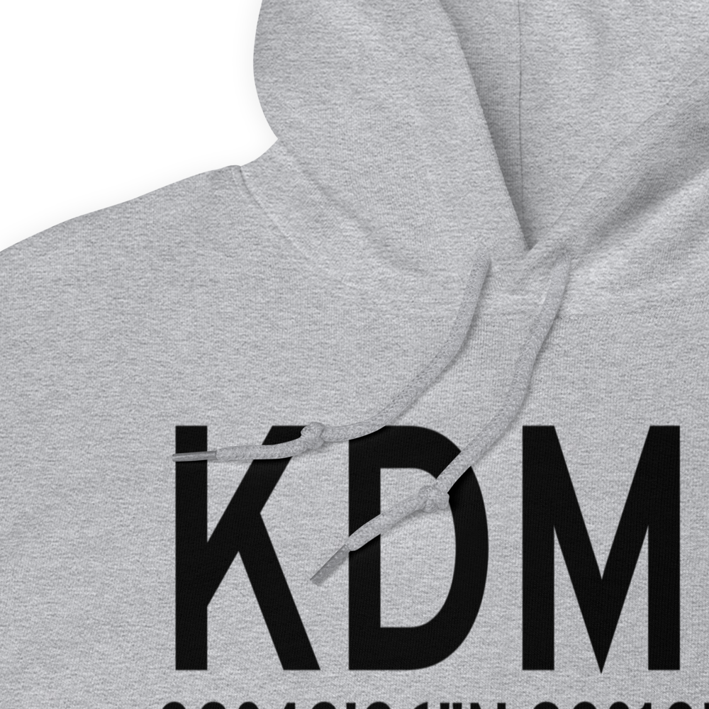 Sedalia Memorial Airport (KDMO) ICAO Hoodie Sweatshirt 
