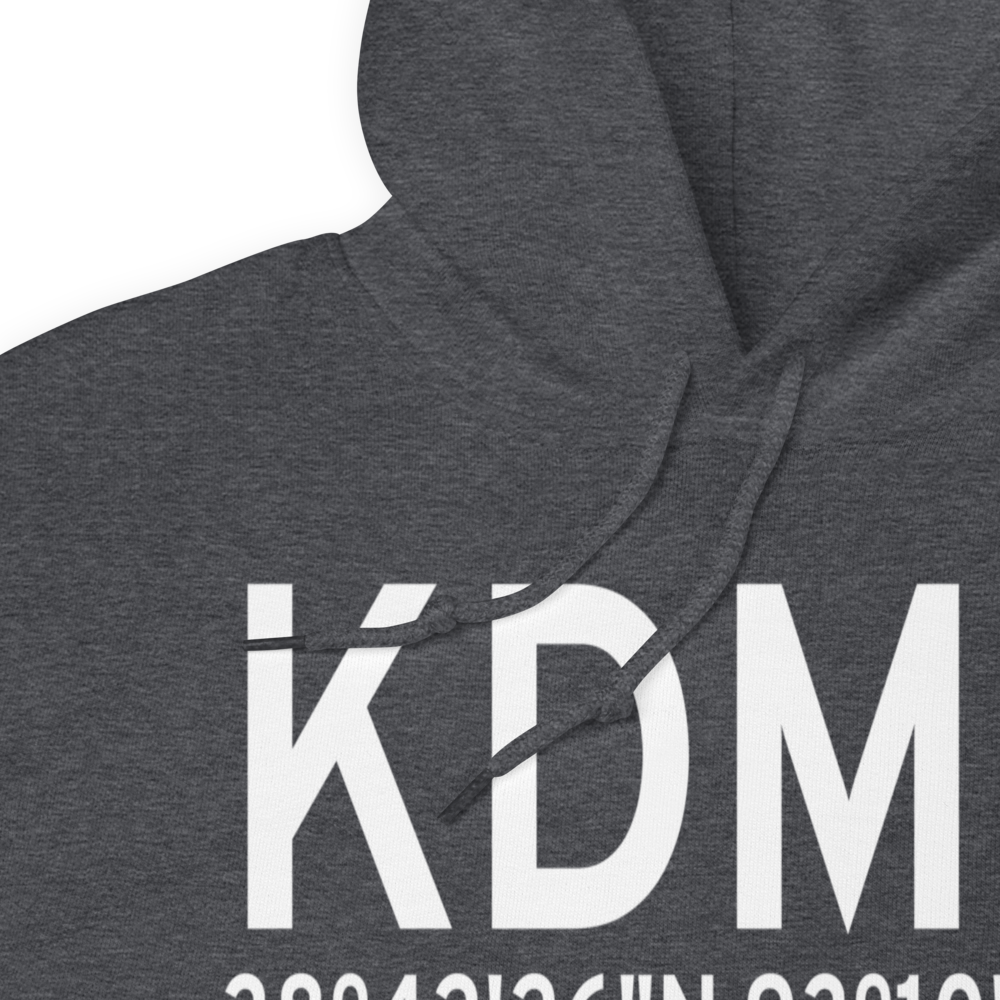 Sedalia Memorial Airport (KDMO) ICAO Hoodie Sweatshirt 