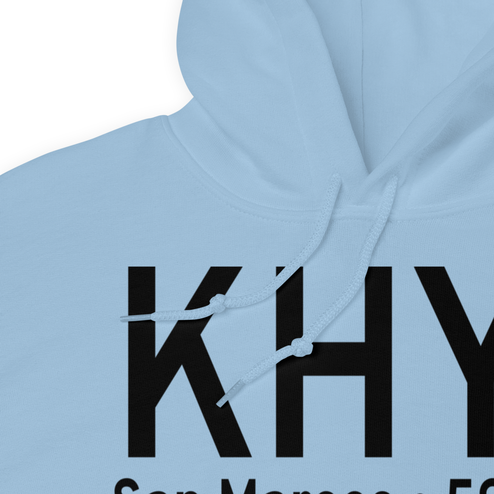 San Marcos Regional Airport (KHYI) ICAO Hoodie Sweatshirt 