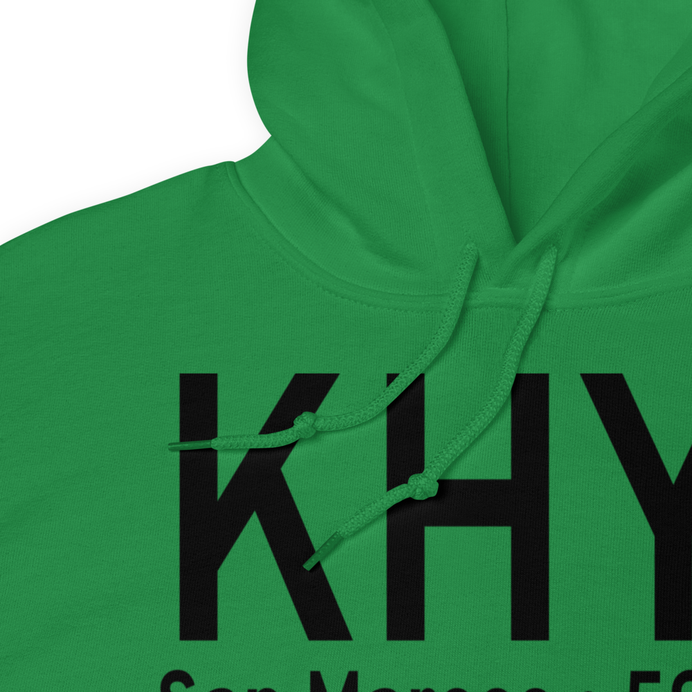 San Marcos Regional Airport (KHYI) ICAO Hoodie Sweatshirt 