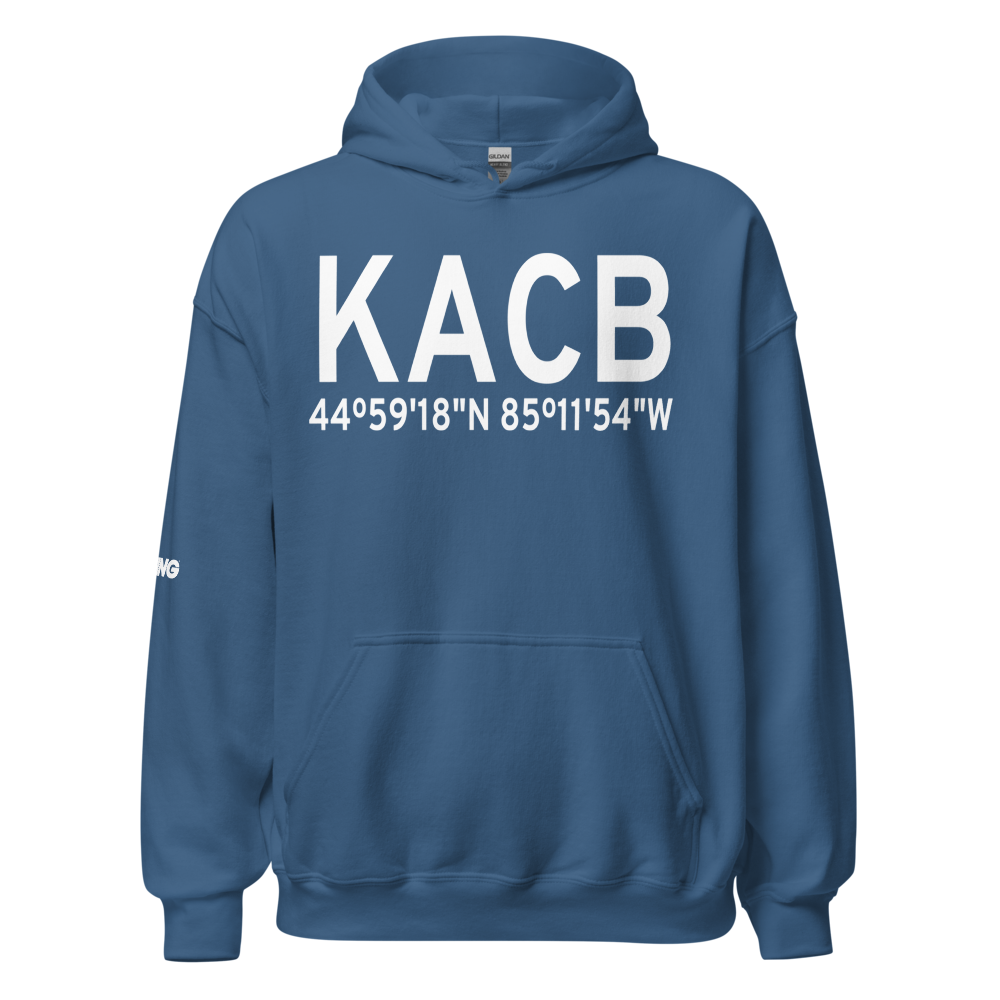 Antrim County Airport (KACB) ICAO Hoodie Sweatshirt 