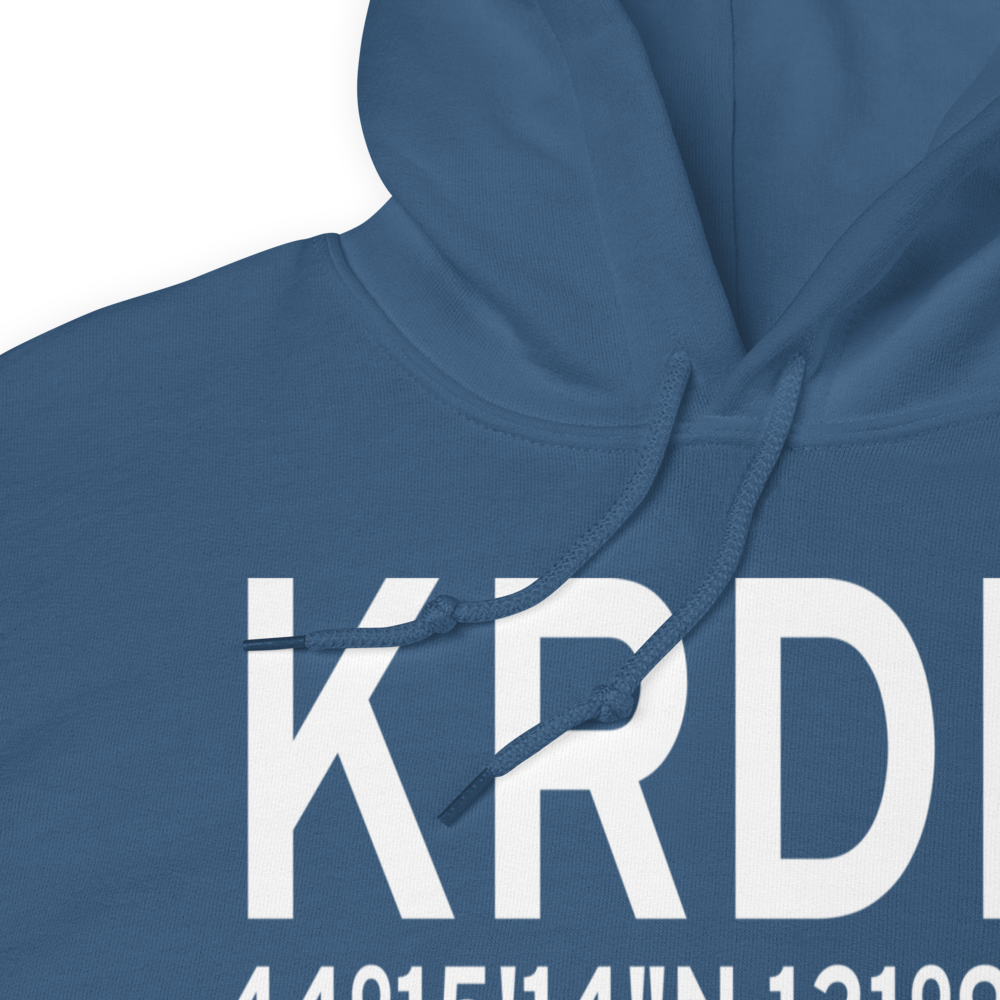 Roberts Field (KRDM) ICAO Hoodie Sweatshirt 