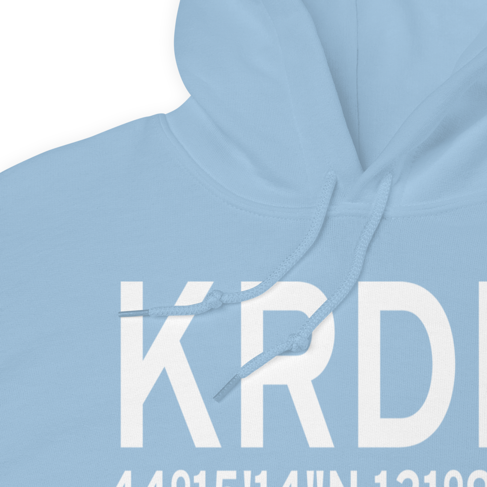 Roberts Field (KRDM) ICAO Hoodie Sweatshirt 