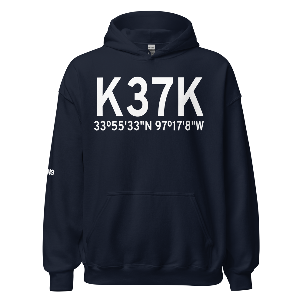Falconhead Airport (K37K) ICAO Hoodie Sweatshirt 