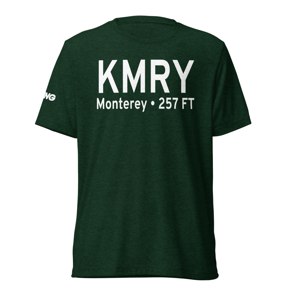 Monterey Peninsula Airport (KMRY) ICAO Tri-blend T-Shirt 