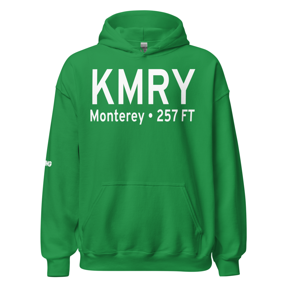 Monterey Peninsula Airport (KMRY) ICAO Hoodie Sweatshirt 