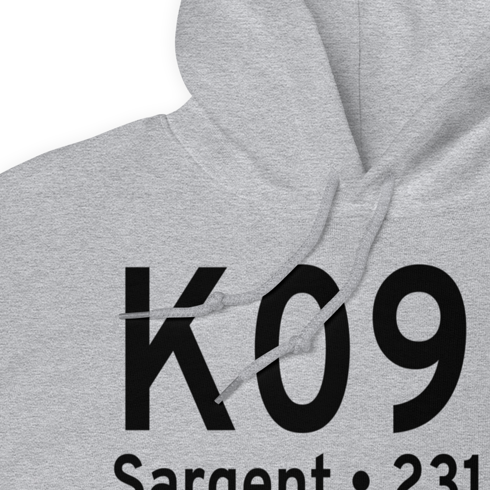 Sargent Municipal Airport (K09K) ICAO Hoodie Sweatshirt 