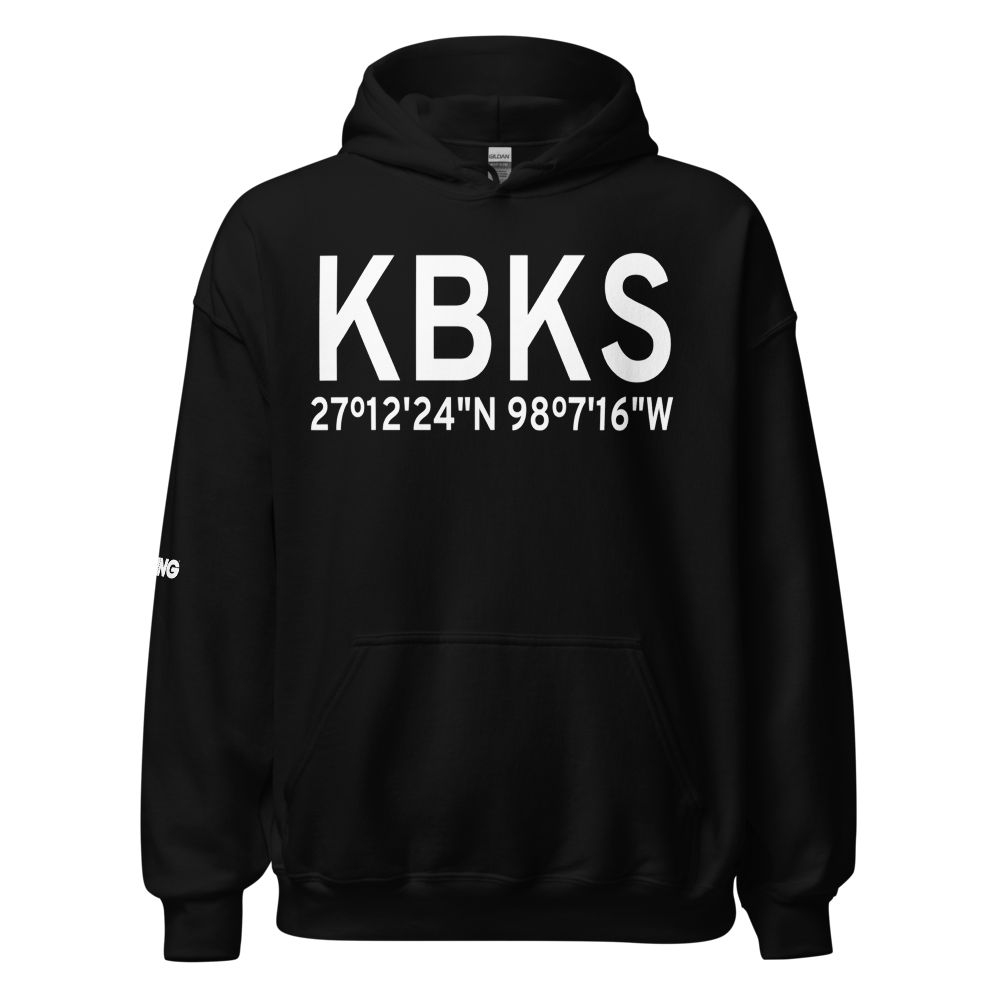 Brooks County Airport (KBKS) ICAO Hoodie Sweatshirt 
