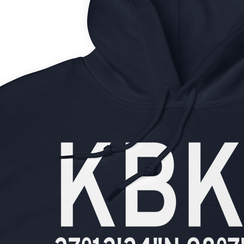 Brooks County Airport (KBKS) ICAO Hoodie Sweatshirt 