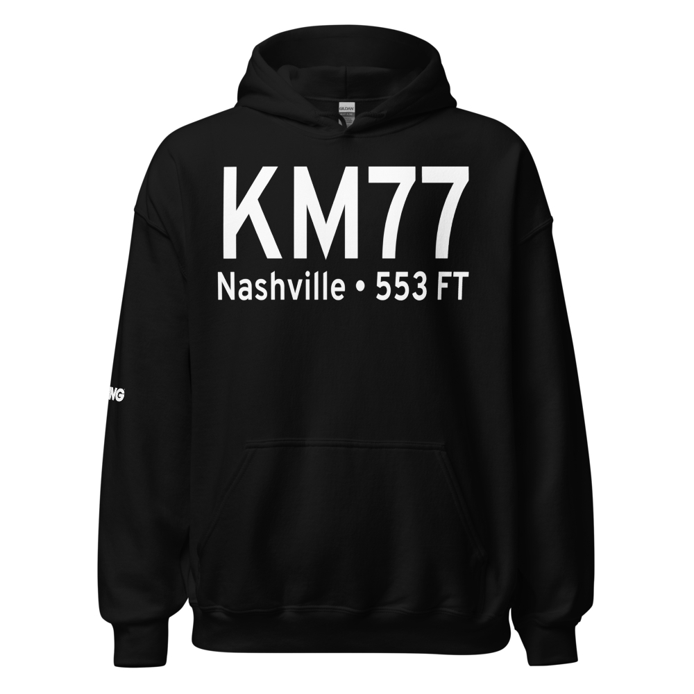 Howard County Airport (KM77) ICAO Hoodie Sweatshirt 