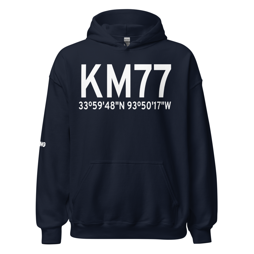 Howard County Airport (KM77) ICAO Hoodie Sweatshirt 