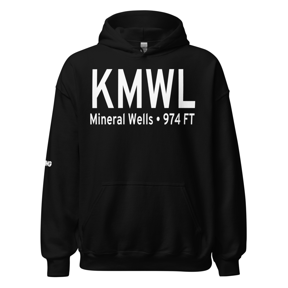 Mineral Wells Airport (KMWL) ICAO Hoodie Sweatshirt 