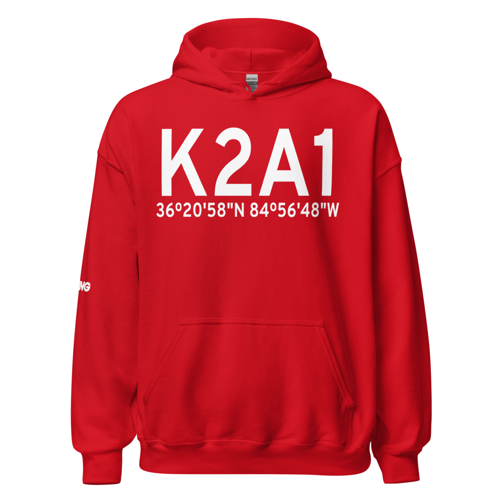 Jamestown Municipal Airport (K2A1) ICAO Hoodie Sweatshirt 