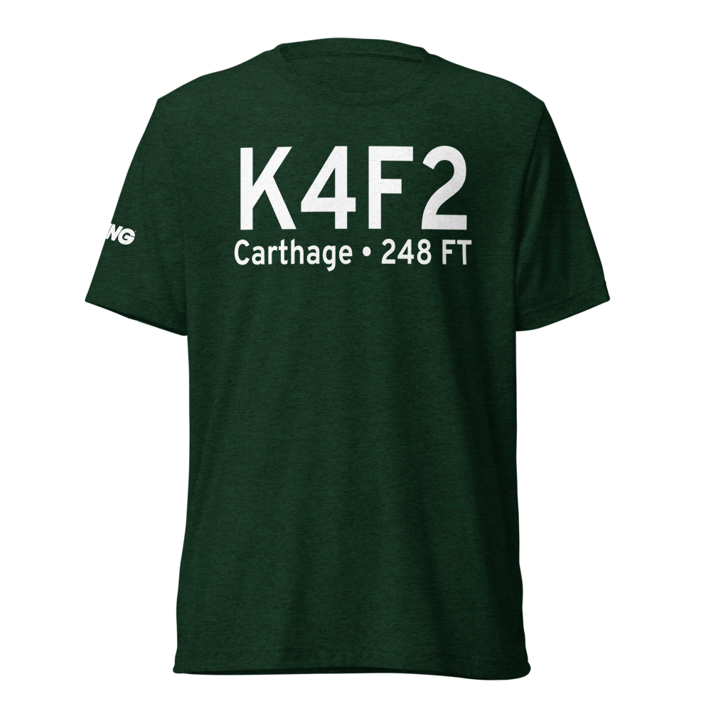 Panola County Sharpe Field (K4F2) ICAO Tri-blend T-Shirt 