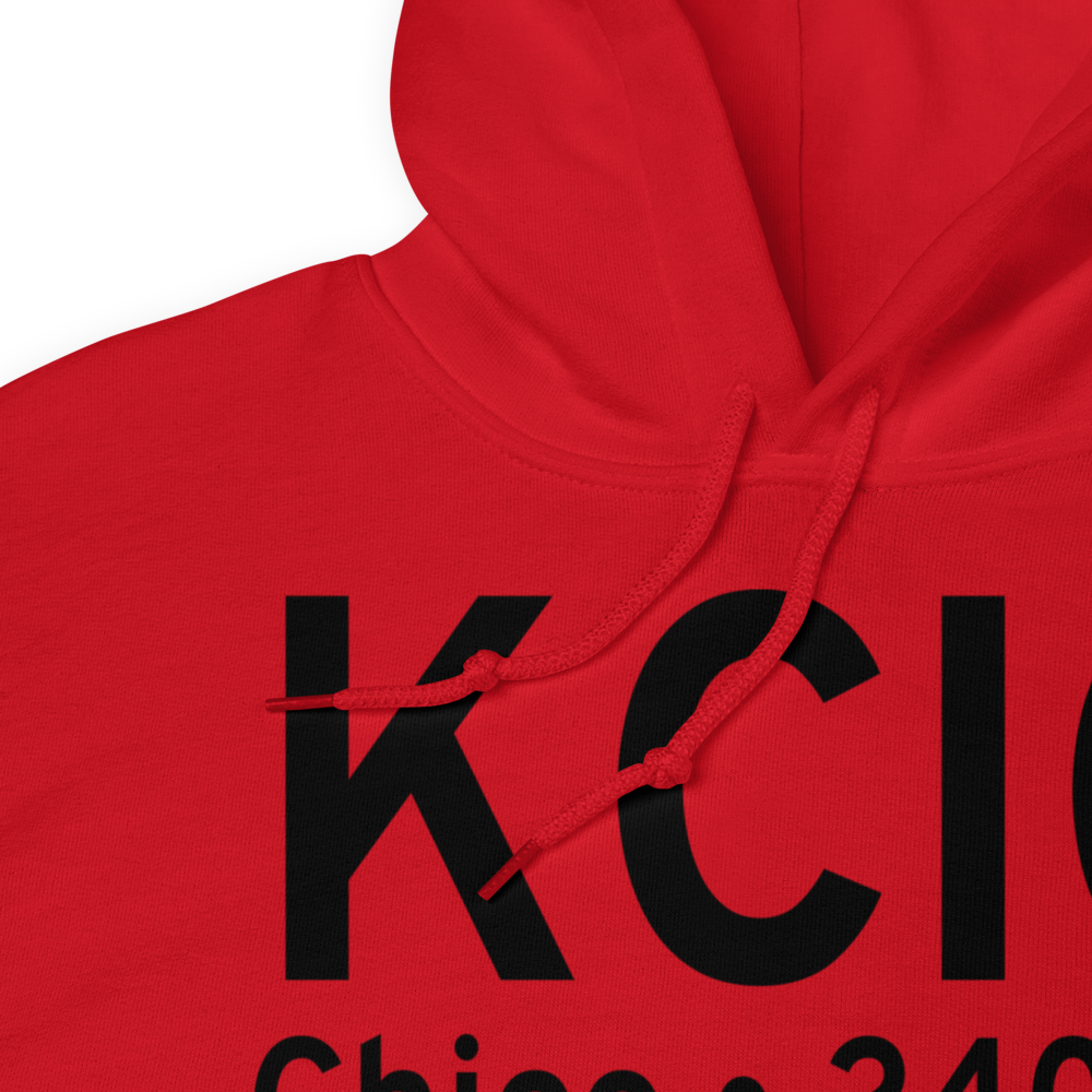Chico Municipal Airport (KCIC) ICAO Hoodie Sweatshirt 