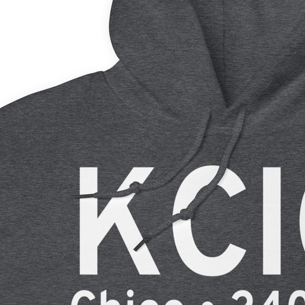 Chico Municipal Airport (KCIC) ICAO Hoodie Sweatshirt 