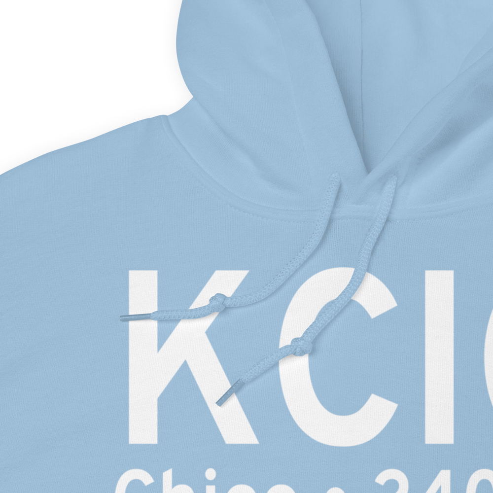 Chico Municipal Airport (KCIC) ICAO Hoodie Sweatshirt 