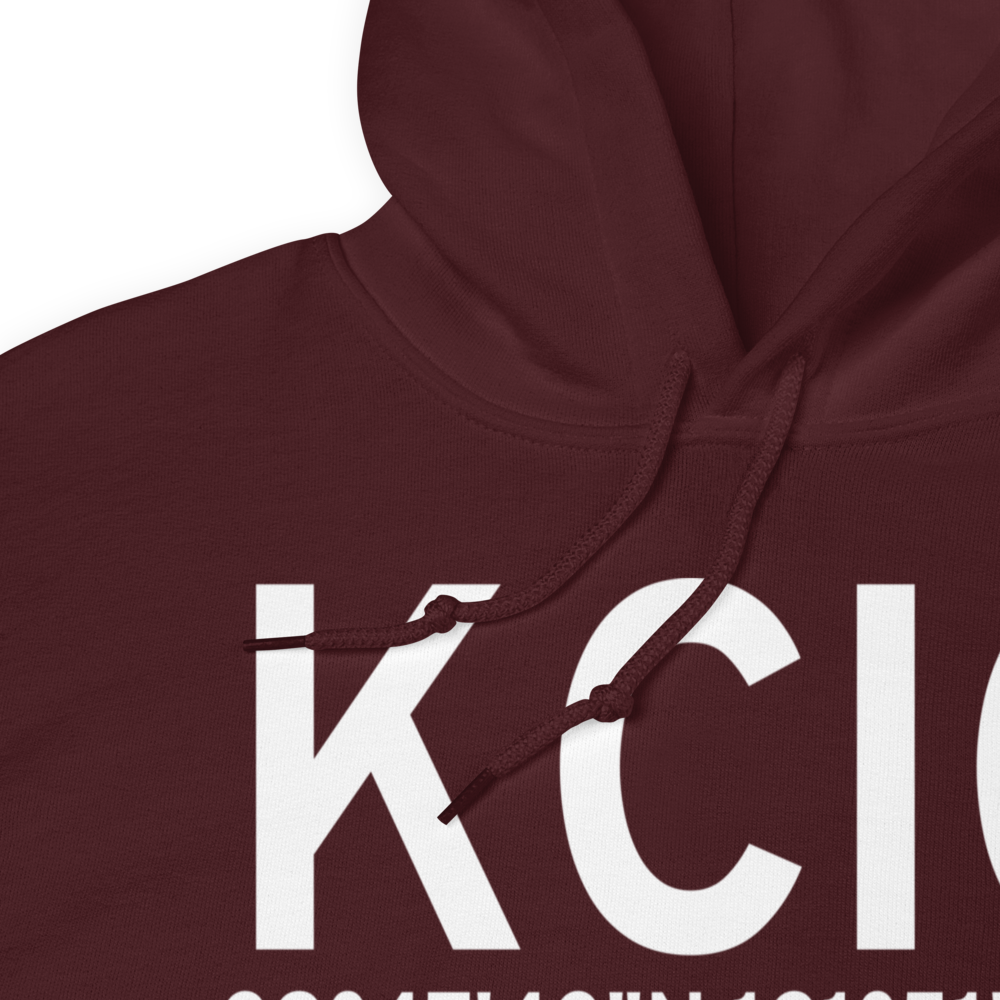 Chico Municipal Airport (KCIC) ICAO Hoodie Sweatshirt 