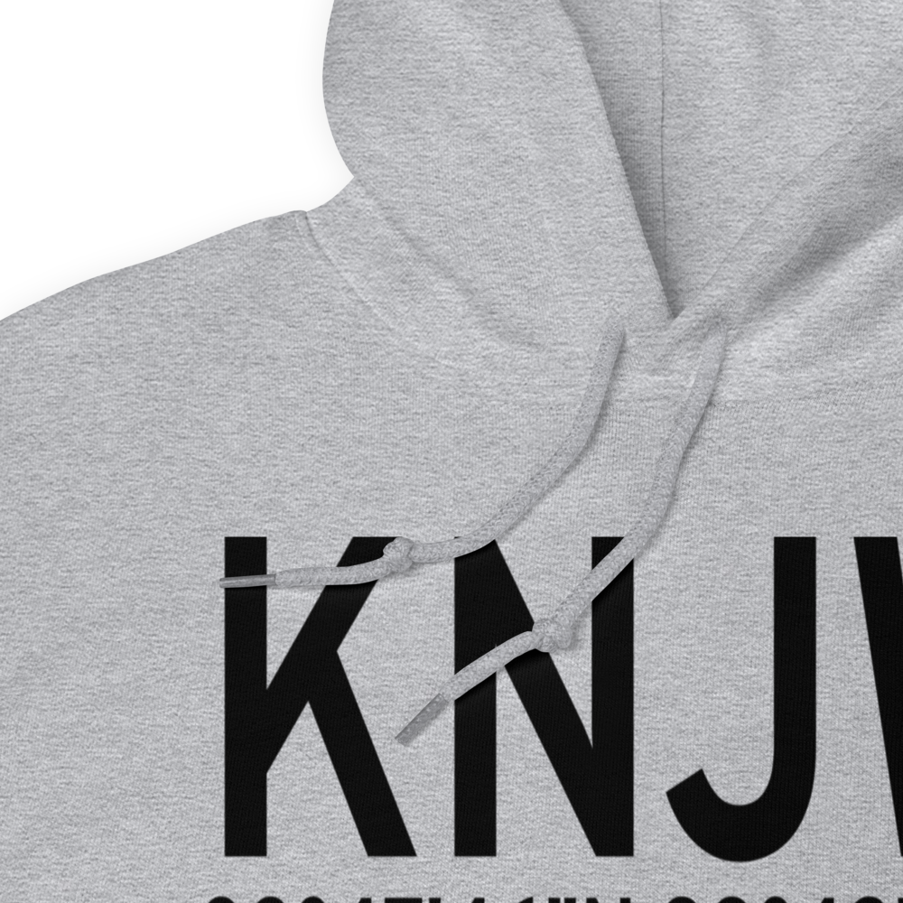 Joe Williams Nolf Airport (KNJW) ICAO Hoodie Sweatshirt 