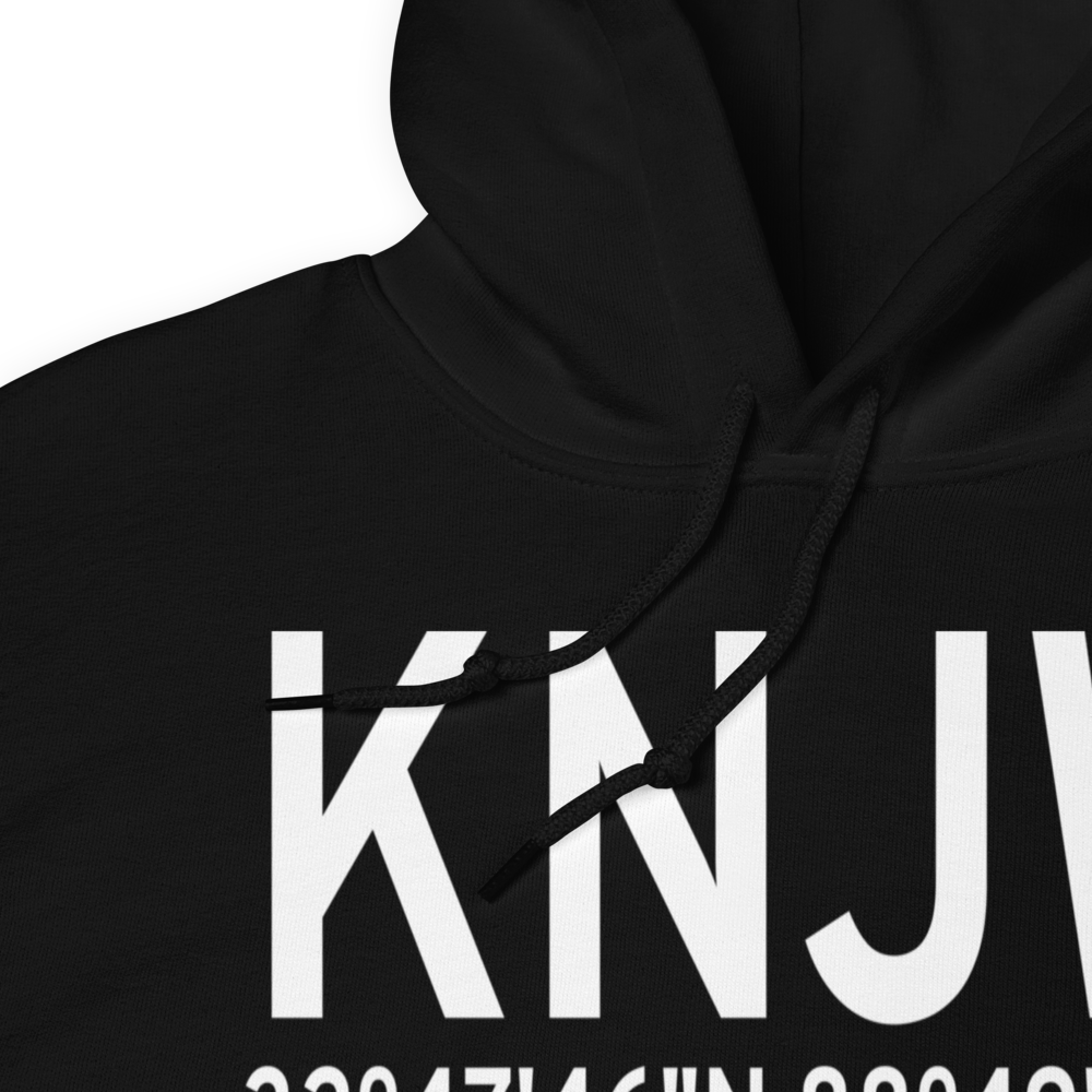 Joe Williams Nolf Airport (KNJW) ICAO Hoodie Sweatshirt 