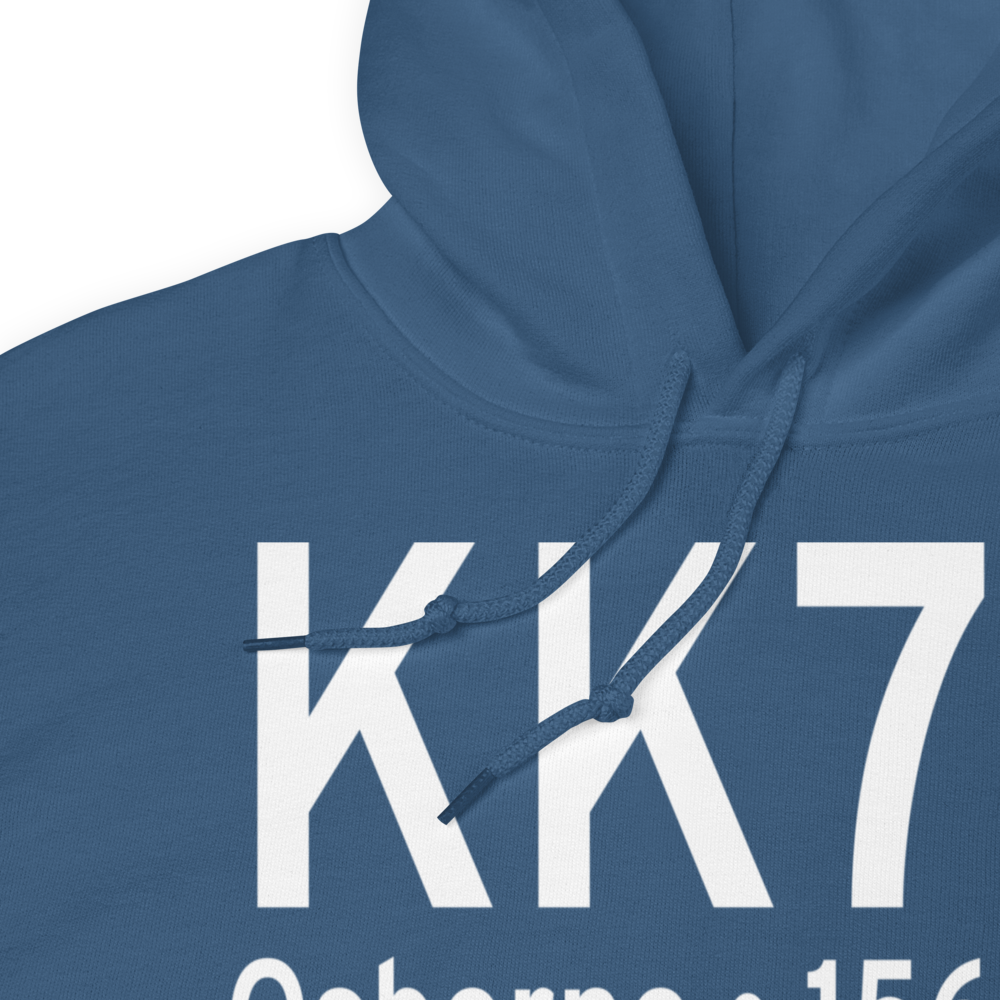 Osborne Municipal Airport (KK75) ICAO Hoodie Sweatshirt 