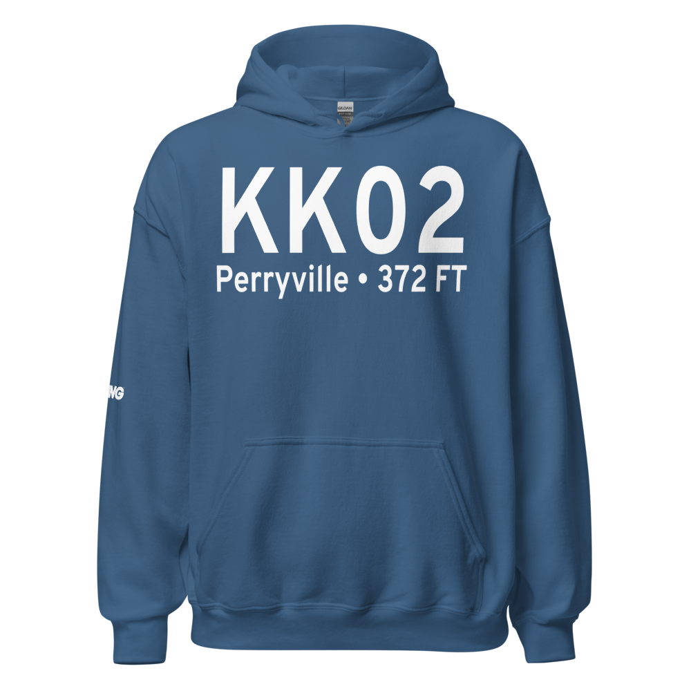 Perryville Regional Airport (KK02) ICAO Hoodie Sweatshirt 