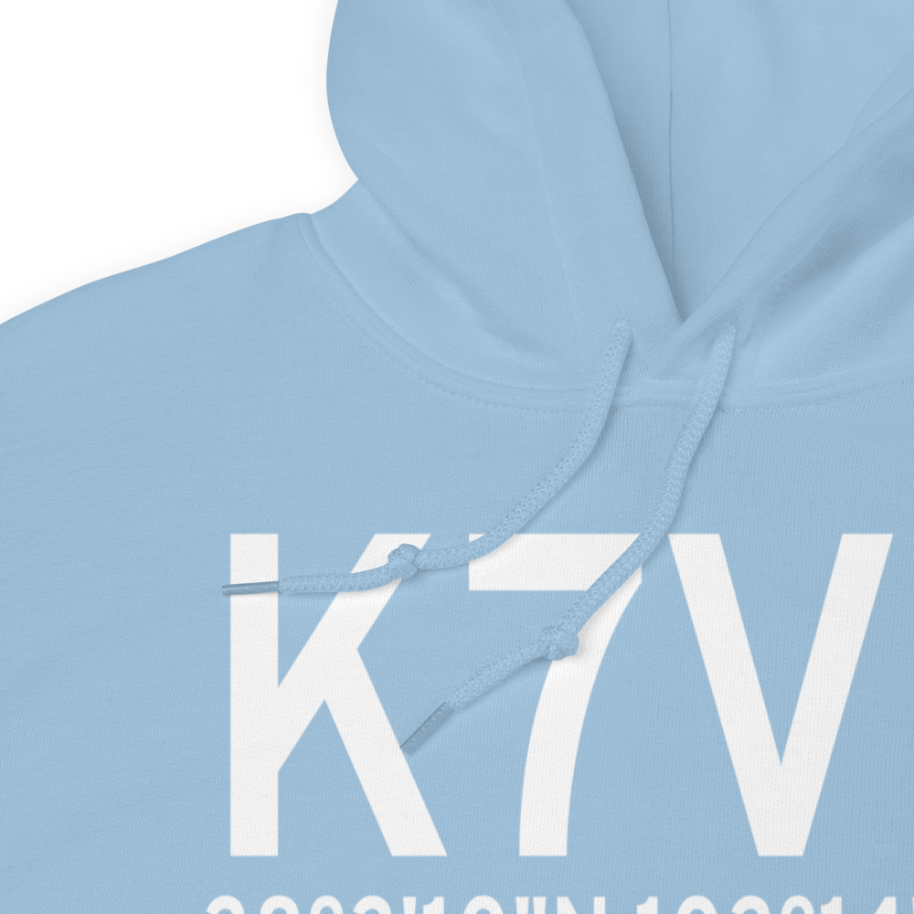 City of Las Animas Bent County Airport (K7V9) ICAO Hoodie Sweatshirt 