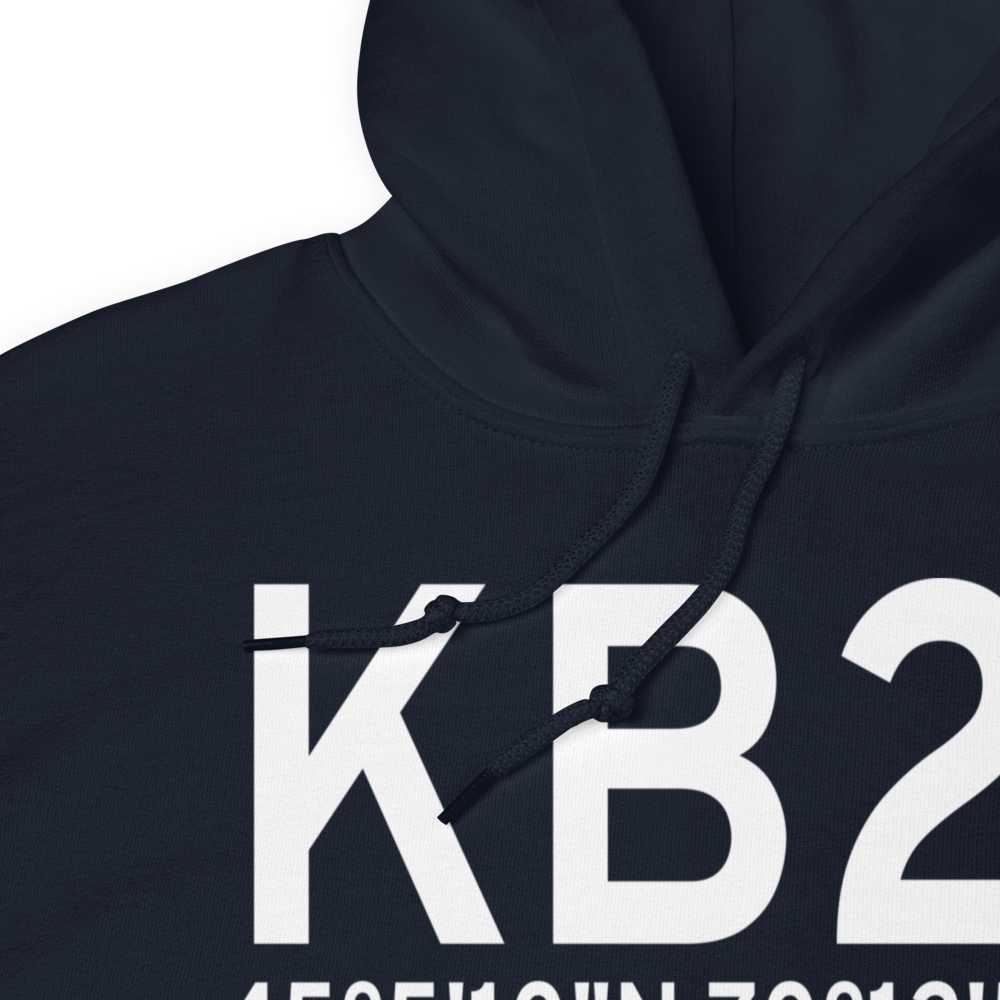 Sugarloaf Regional Airport (KB21) ICAO Hoodie Sweatshirt 