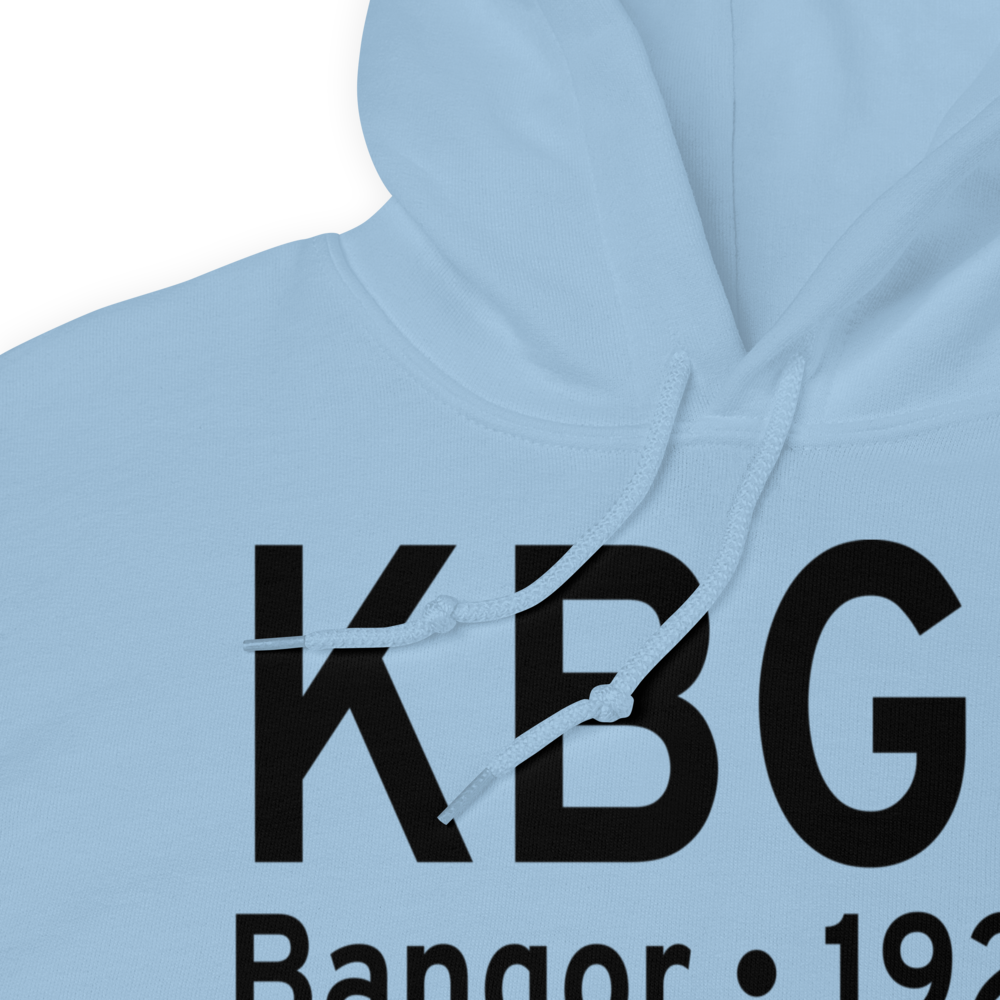 Bangor International Airport (KBGR) ICAO Hoodie Sweatshirt 