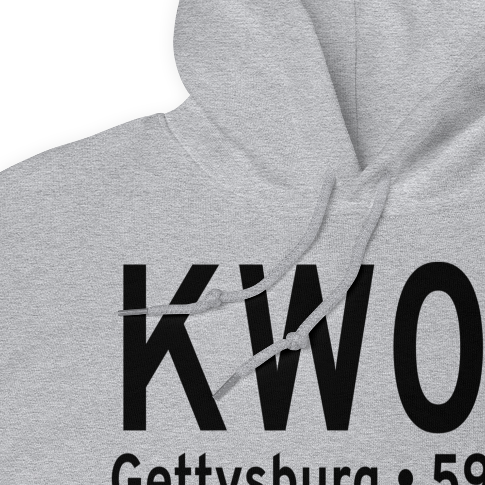 Gettysburg Regional Airport (KW05) ICAO Hoodie Sweatshirt 