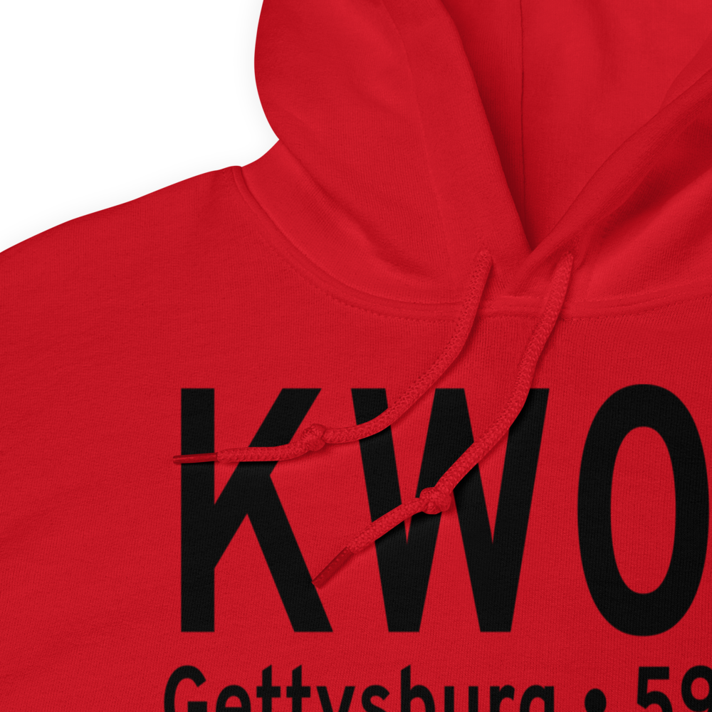 Gettysburg Regional Airport (KW05) ICAO Hoodie Sweatshirt 